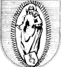 Герб міста Маріямполя 30-х років ХХ ст.